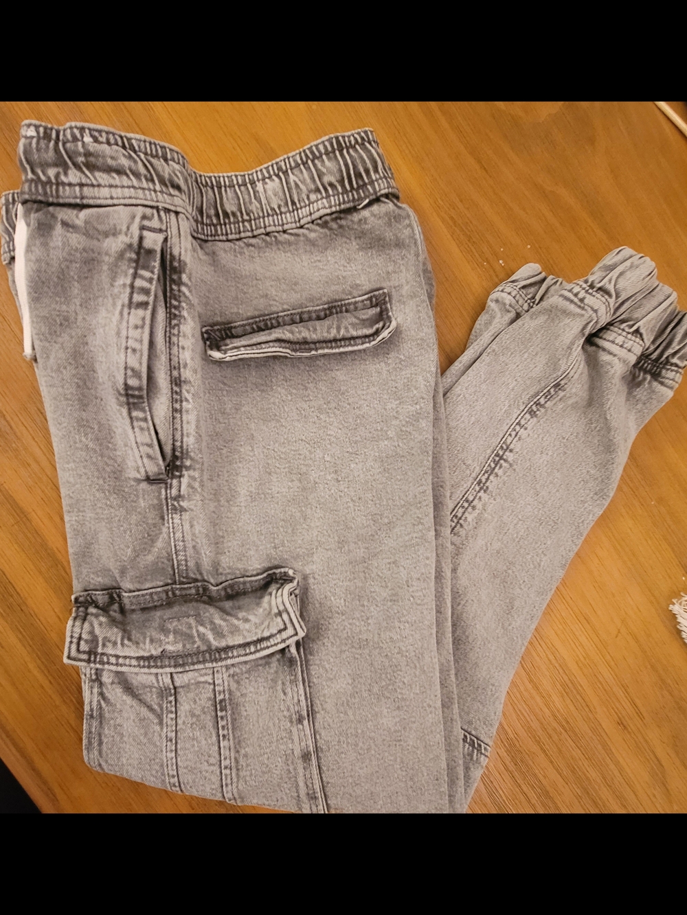 H&M Gray Denim Jogger Kids Bottoms